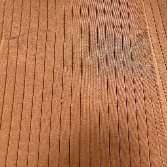 Free People Brown Ribbed Knit Stretch Boho Midi Straight Skirt Size Medium M - Picture 6 of 9